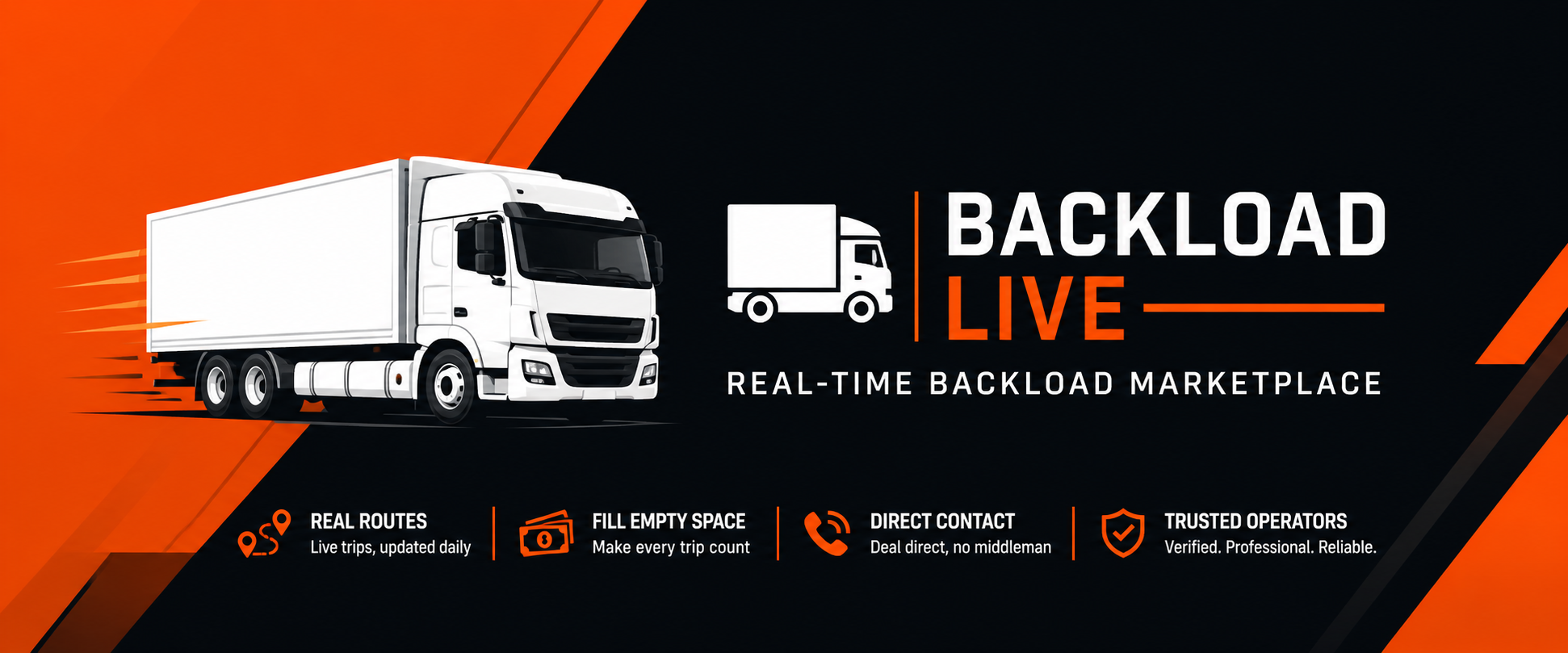 Backload Live — real-time backload marketplace